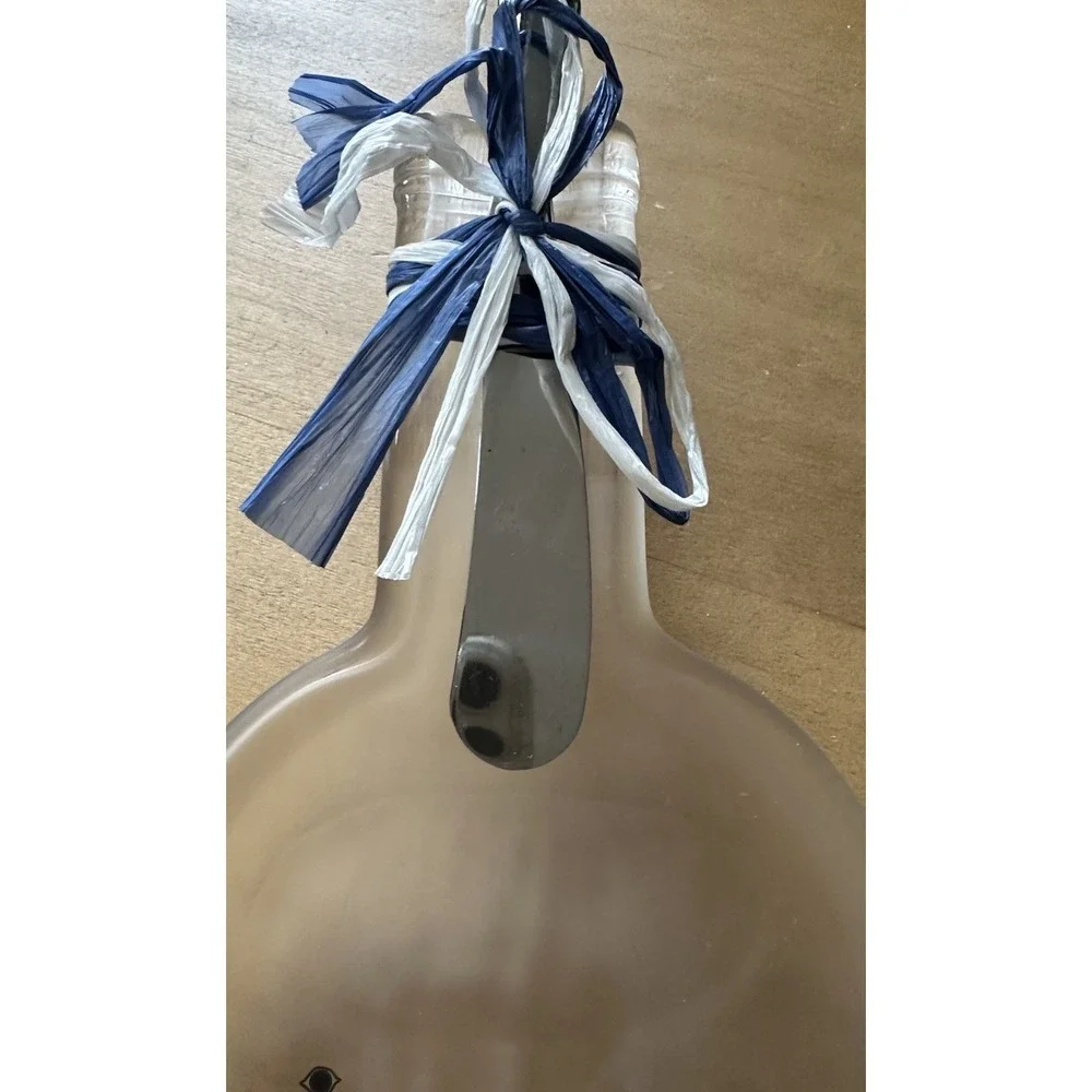 Kiln Fired Flat 1 liter Grey Goose Bottle Cheese‎  Charcuterie Tray With Knife